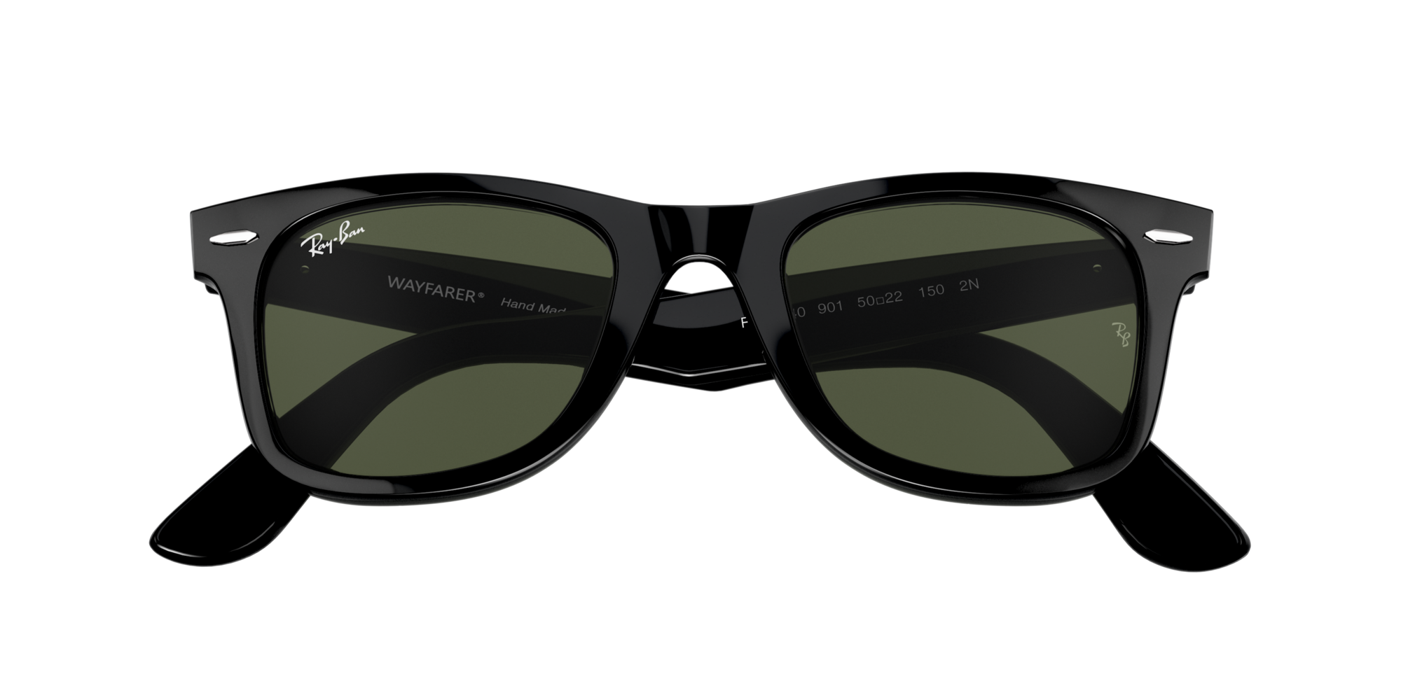 Ray-Ban RB2140 Original Wayfarer Classic 50 Green & Black Polarised  Sunglasses | Sunglass Hut United Kingdom