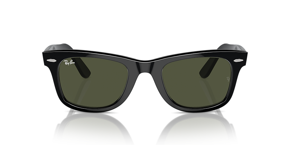ulovlig husmor Nord Ray-Ban RB2140 Original Wayfarer Classic 50 Green & Black Sunglasses |  Sunglass Hut USA