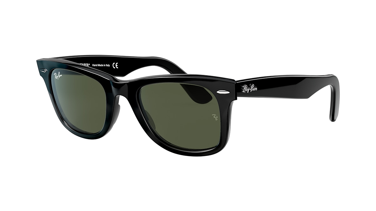 Ray-Ban RB2140 Original Wayfarer Classic 50 Green & Black Sunglasses |  Sunglass Hut Australia