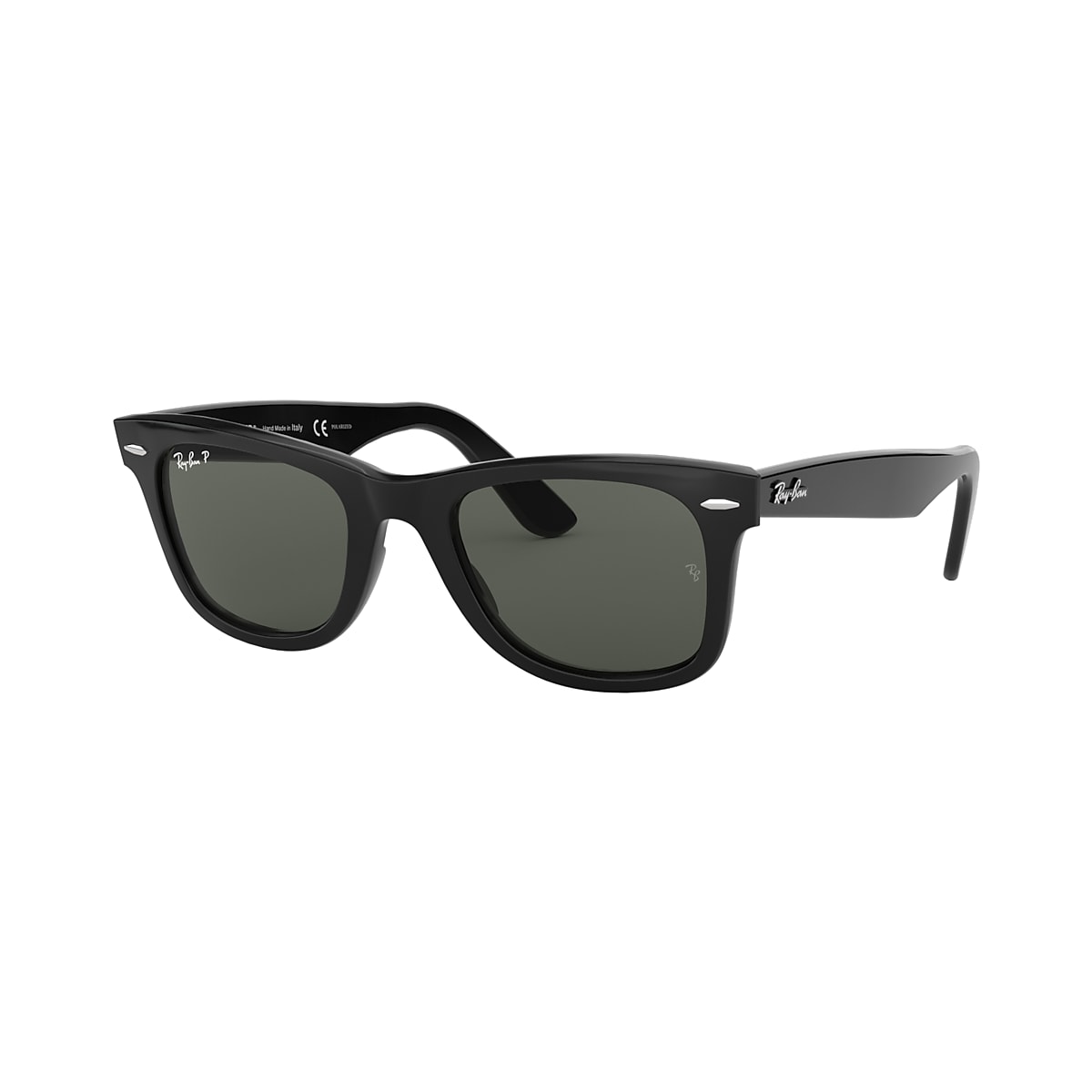 Ray-Ban RB2140 Original Wayfarer Classic 50 Green  Black Polarized  Sunglasses Sunglass Hut USA