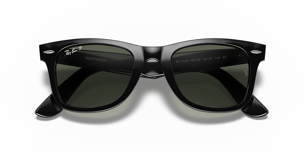 Ray Ban Rb2140 Original Wayfarer Classic 50 Green Black Polarized Sunglasses Sunglass Hut Usa