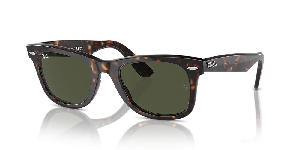 Ray-Ban RB2140 Original Wayfarer Classic 50 Green & Tortoise Sunglasses |  Sunglass Hut USA