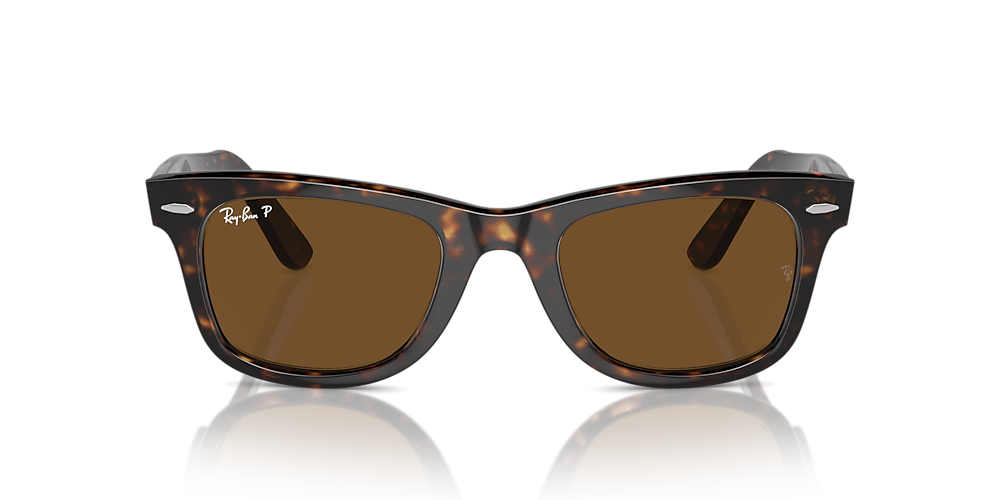Ray-Ban RB2140 Original Wayfarer Classic 50 Brown & Tortoise Polarized  Sunglasses | Sunglass Hut USA