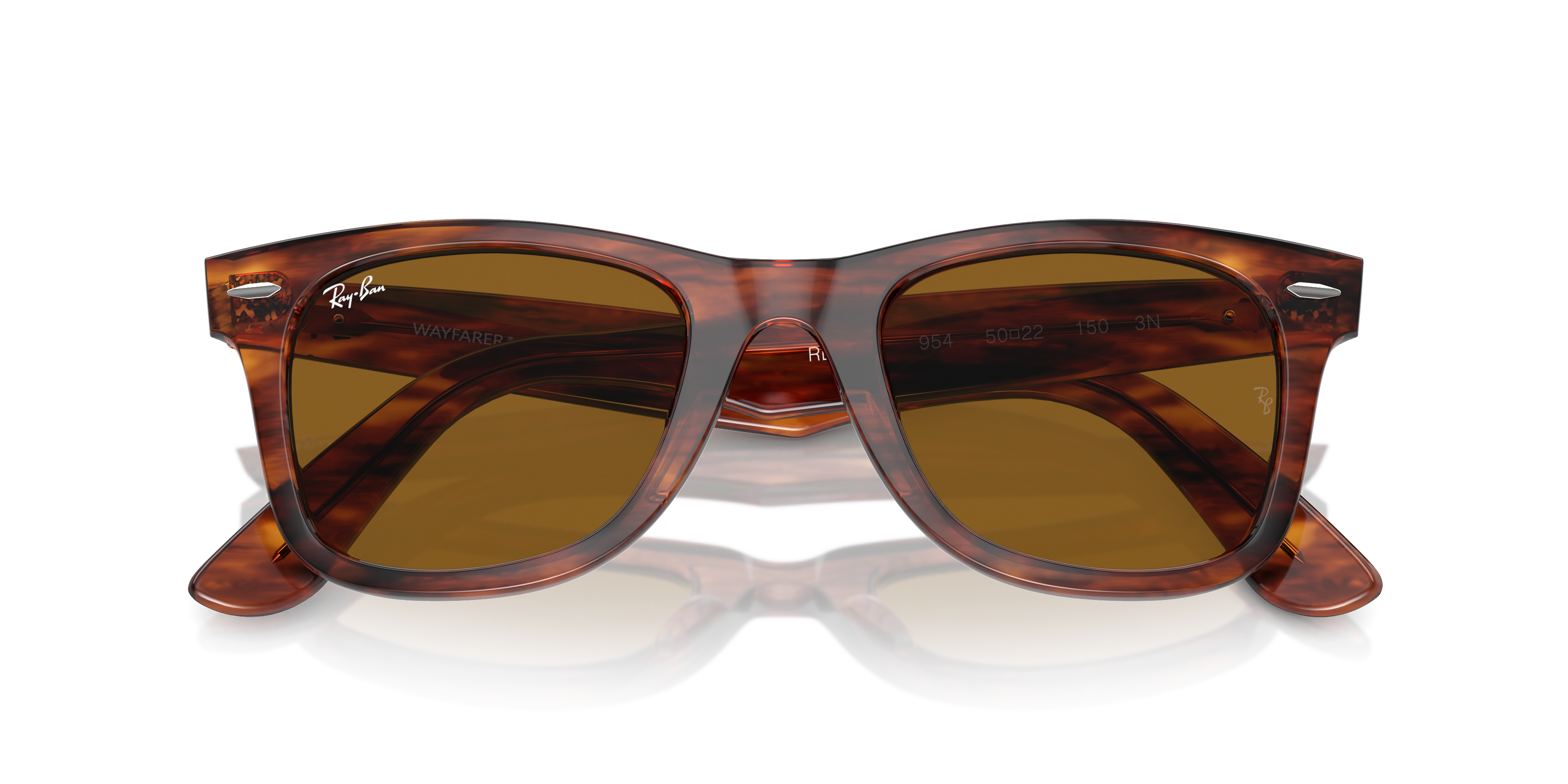 Ray-Ban RB2140 ORIGINAL WAYFARER CLASSIC 50 Brown Classic B-15 \u0026 Tortoise  Sunglasses | Sunglass Hut Australia