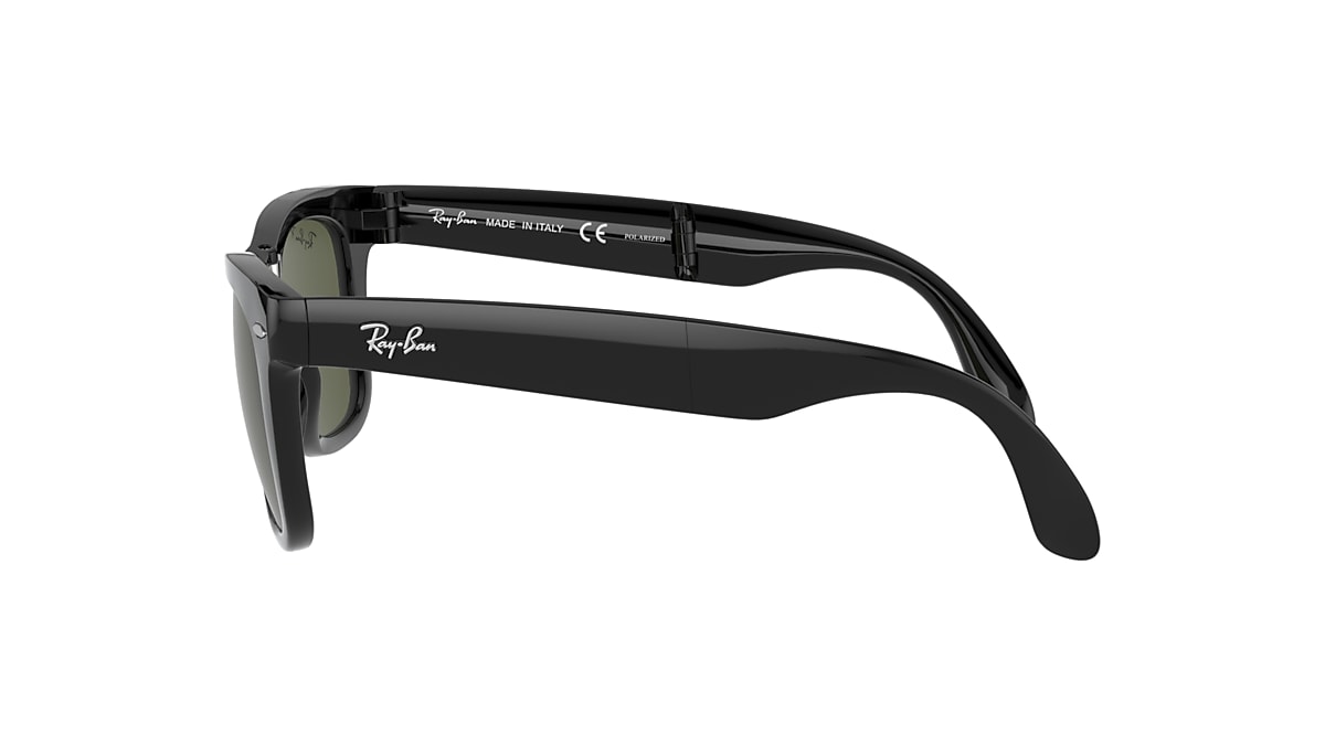 WAYFARER FOLDING CLASSIC Sunglasses In Black And Green, 44% OFF