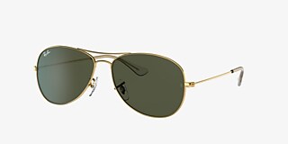 Les lunettes de soleil COCKPIT en Gunmetal et Vert - RB3362