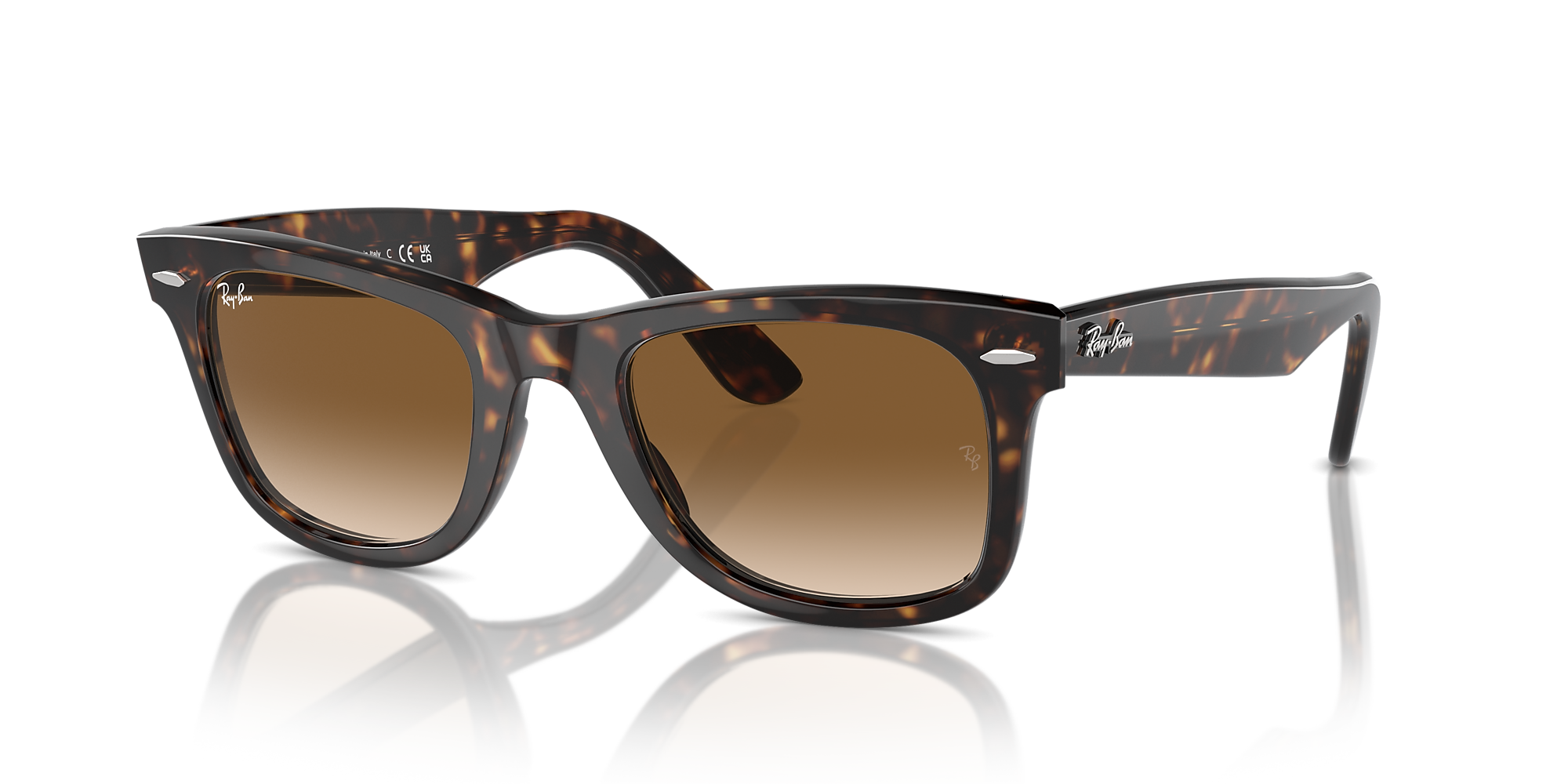 Ray-ban Rb2140 Original Wayfarer Classic 50 Light Brown & Tortoise 