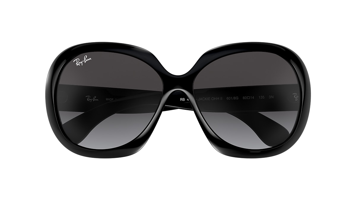 Ray-Ban RB4098 Jackie Ohh II 60 Grey & Black Sunglasses | Sunglass Hut USA