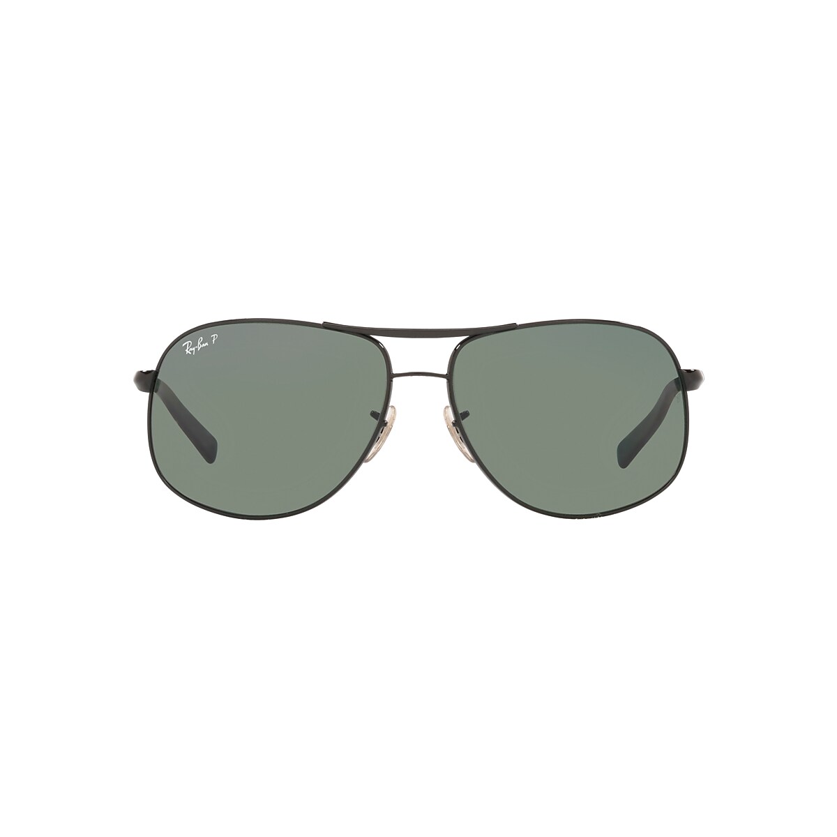 Ray-Ban RB3387 64 Green & Black Polarized Sunglasses | Sunglass Hut USA