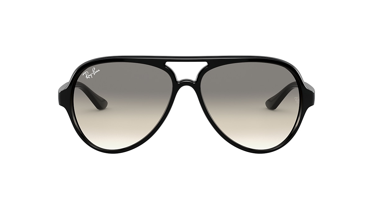 Leerling Stiptheid Inspectie Ray-Ban RB4125 Cats 5000 Classic 59 Light Grey Gradient & Black Sunglasses  | Sunglass Hut USA