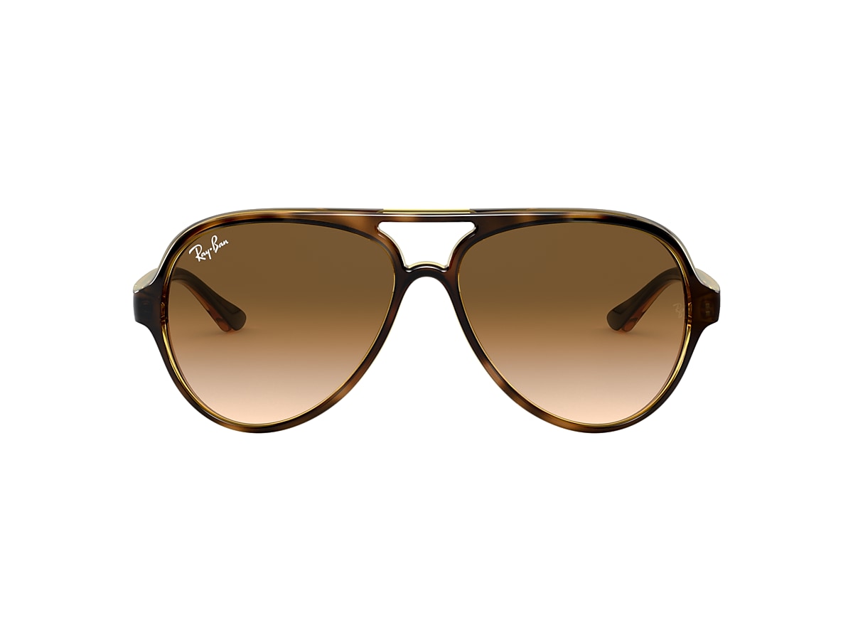 Ray-Ban RB4125 Cats 5000 Classic 59 Light Brown Gradient & Light Havana  Sunglasses | Sunglass Hut USA