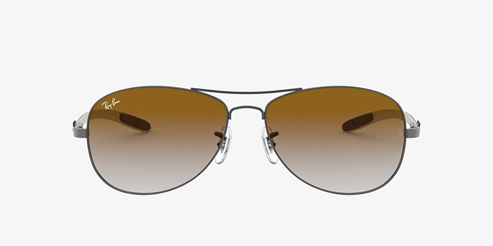Ray-Ban RB8301 59 Brown & Gunmetal Sunglasses | Sunglass Hut USA
