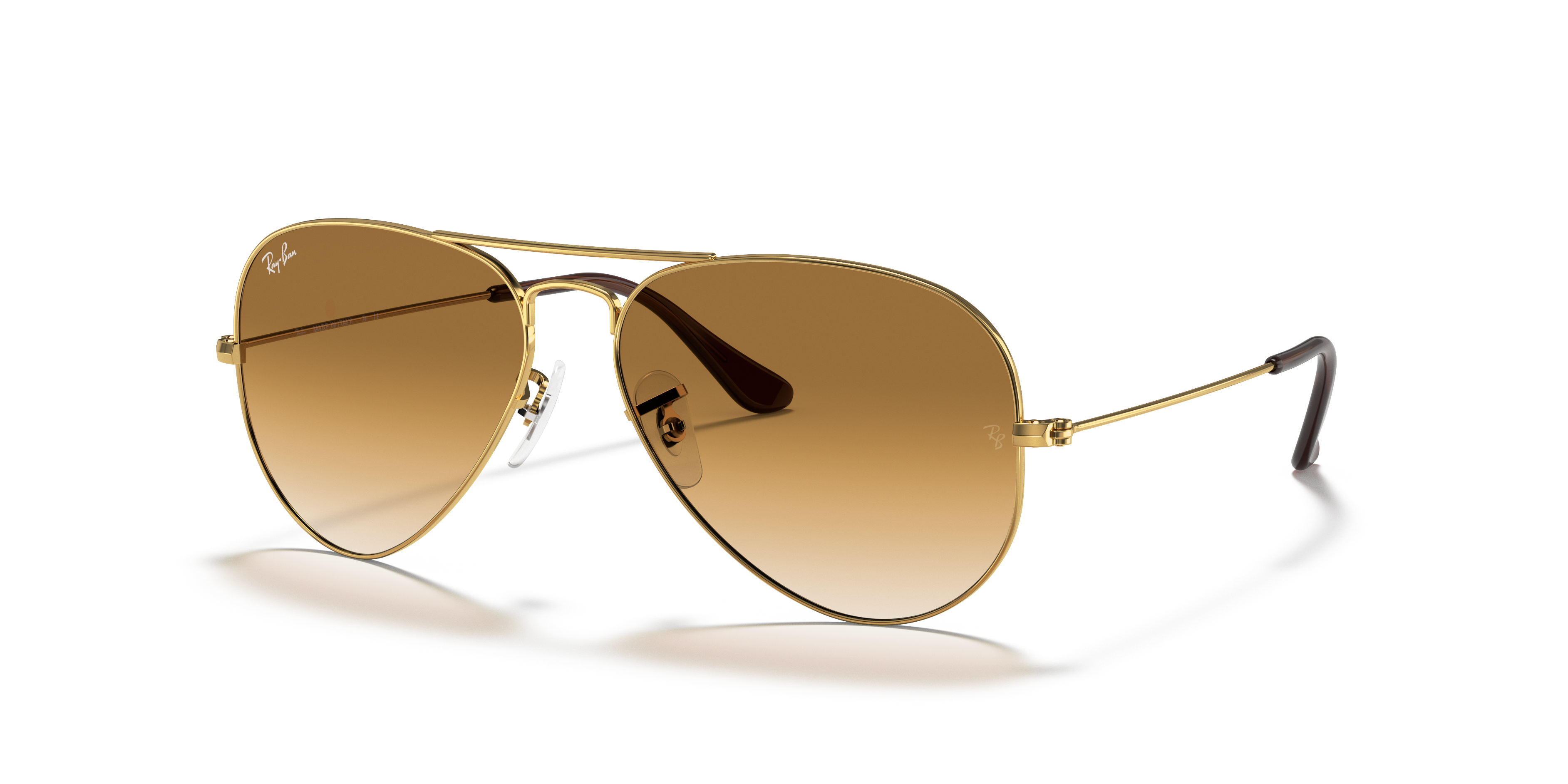 Ray-Ban RB3689 Aviator Metal II 58 Purple & Gold Polarized Sunglasses | Sunglass  Hut USA