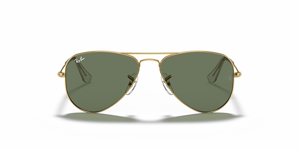 Masaccio Rasende rangle Ray-Ban RB9506S Aviator Kids 50 Dark Green & Gold Sunglasses | Sunglass Hut  USA