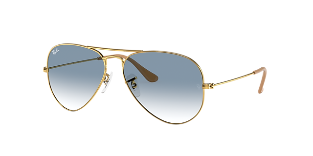 Blue and gold aviators sale