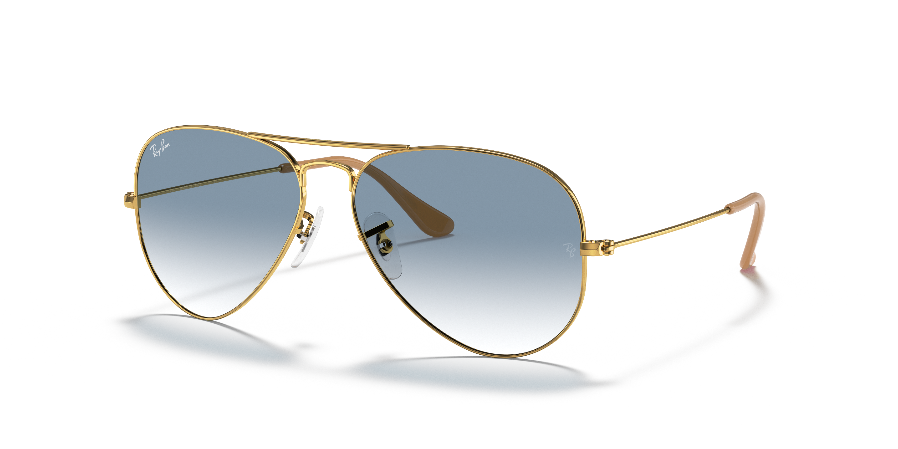 ray ban aviator blue gradient