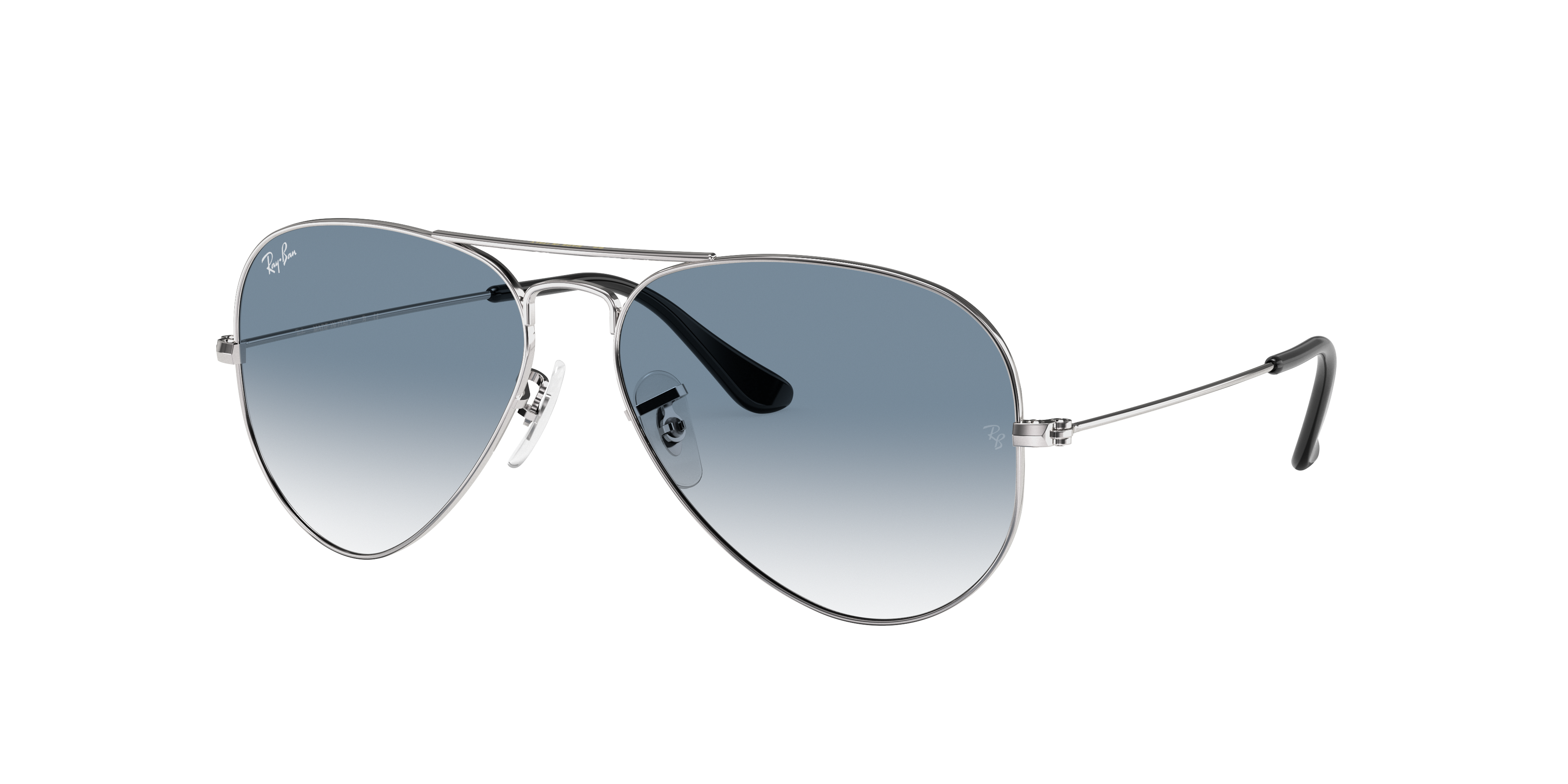 ray ban 3025 gunmetal blue gradient