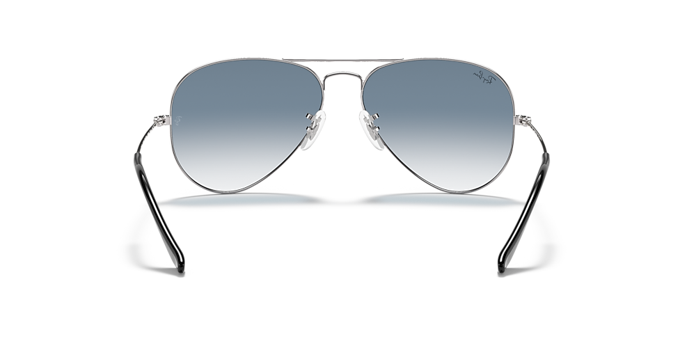 Ray Ban Rb3025 Aviator Gradient 58 Light Blue Gradient Silver Sunglasses Sunglass Hut United Kingdom