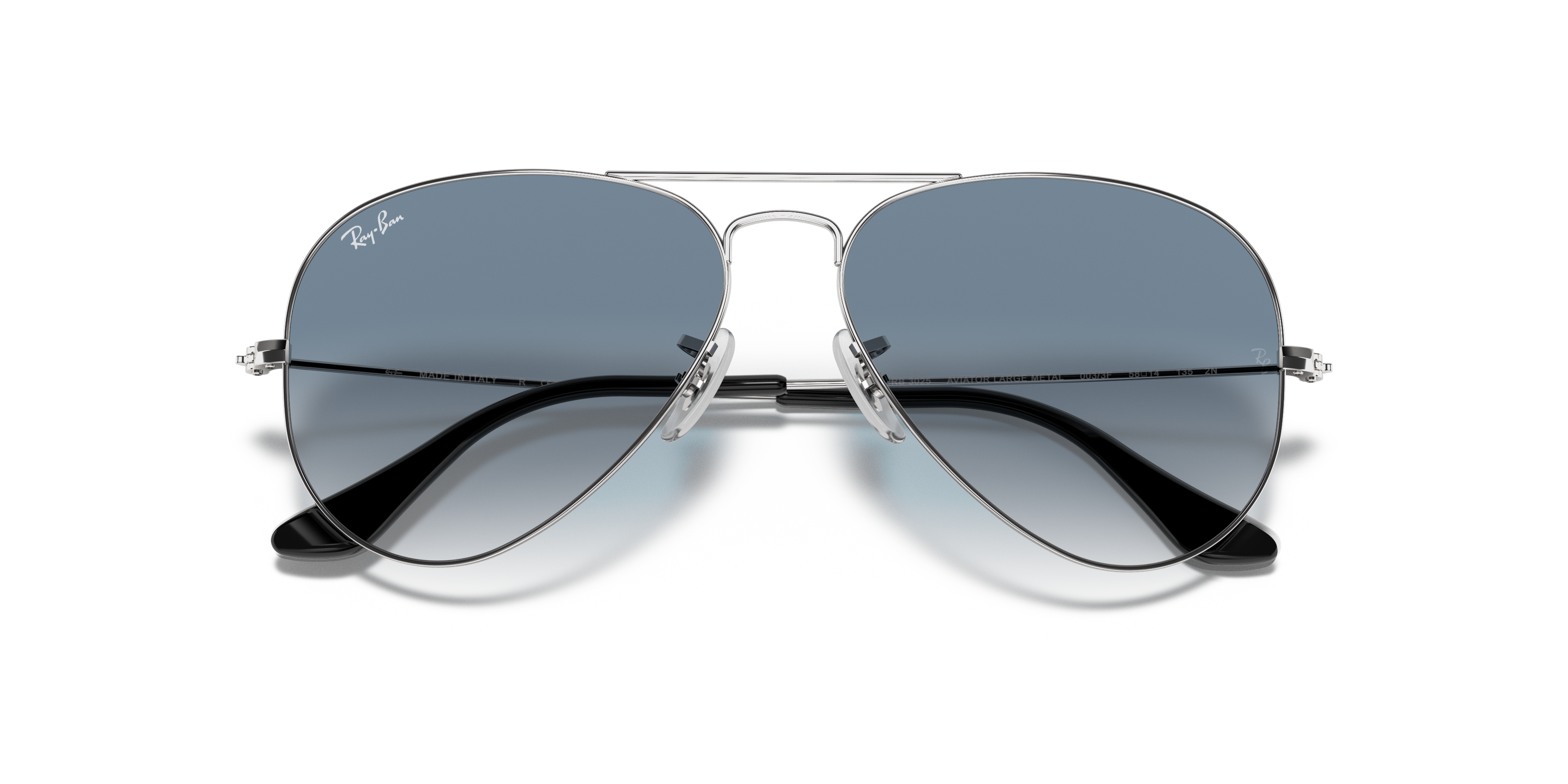 silver lens ray bans