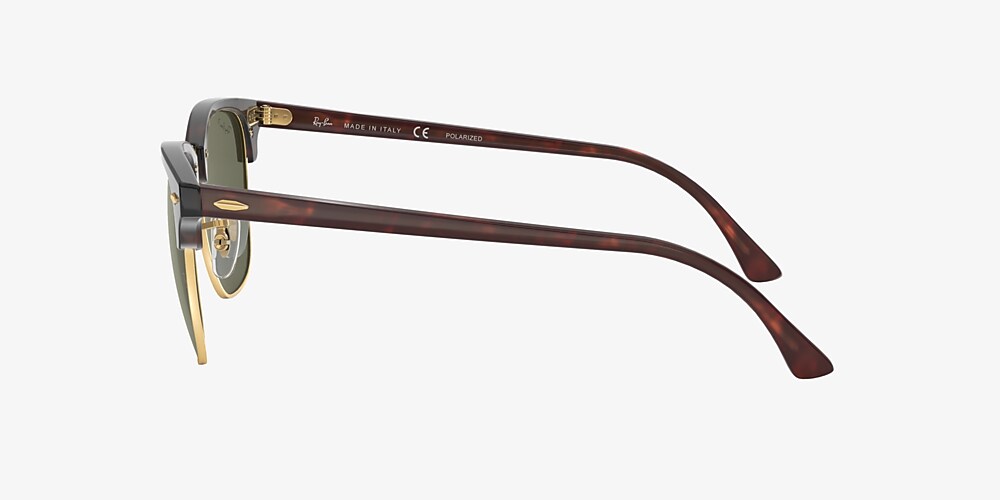 Ray Ban Rb3016 Clubmaster Classic 51 Polarized Green Classic G 15 Tortoise Polarized Sunglasses Sunglass Hut Usa
