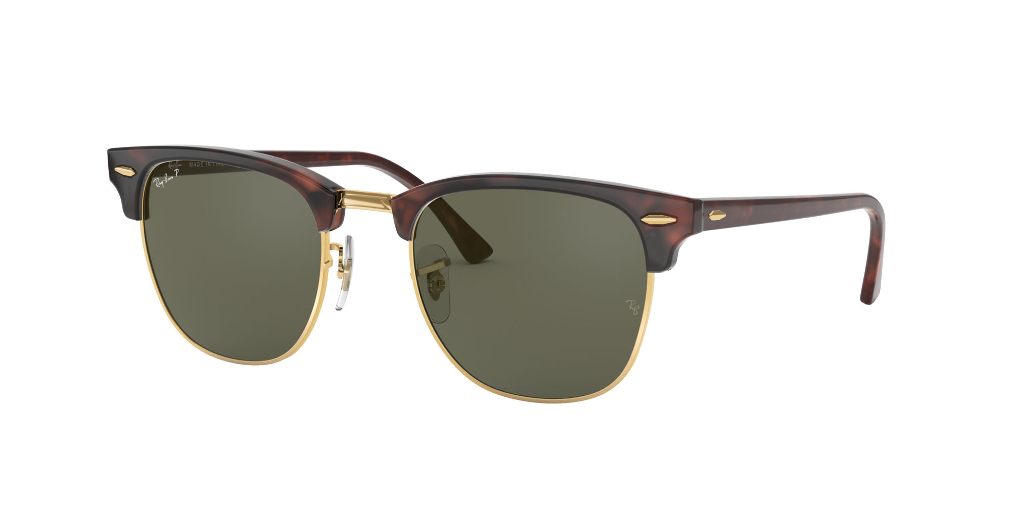 ray ban clubmaster green polarized