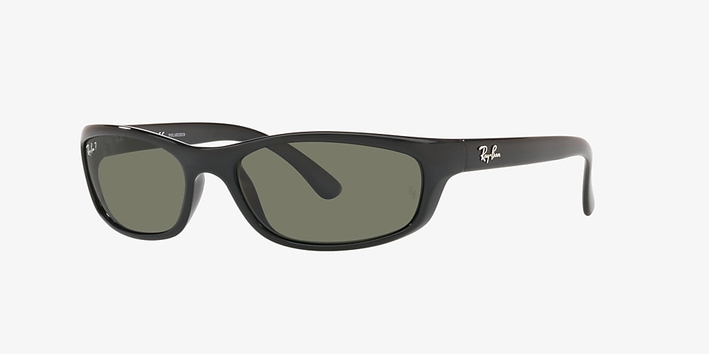Thorns lodret Sporvogn Ray-Ban RB4115 57 Green & Black Polarized Sunglasses | Sunglass Hut USA