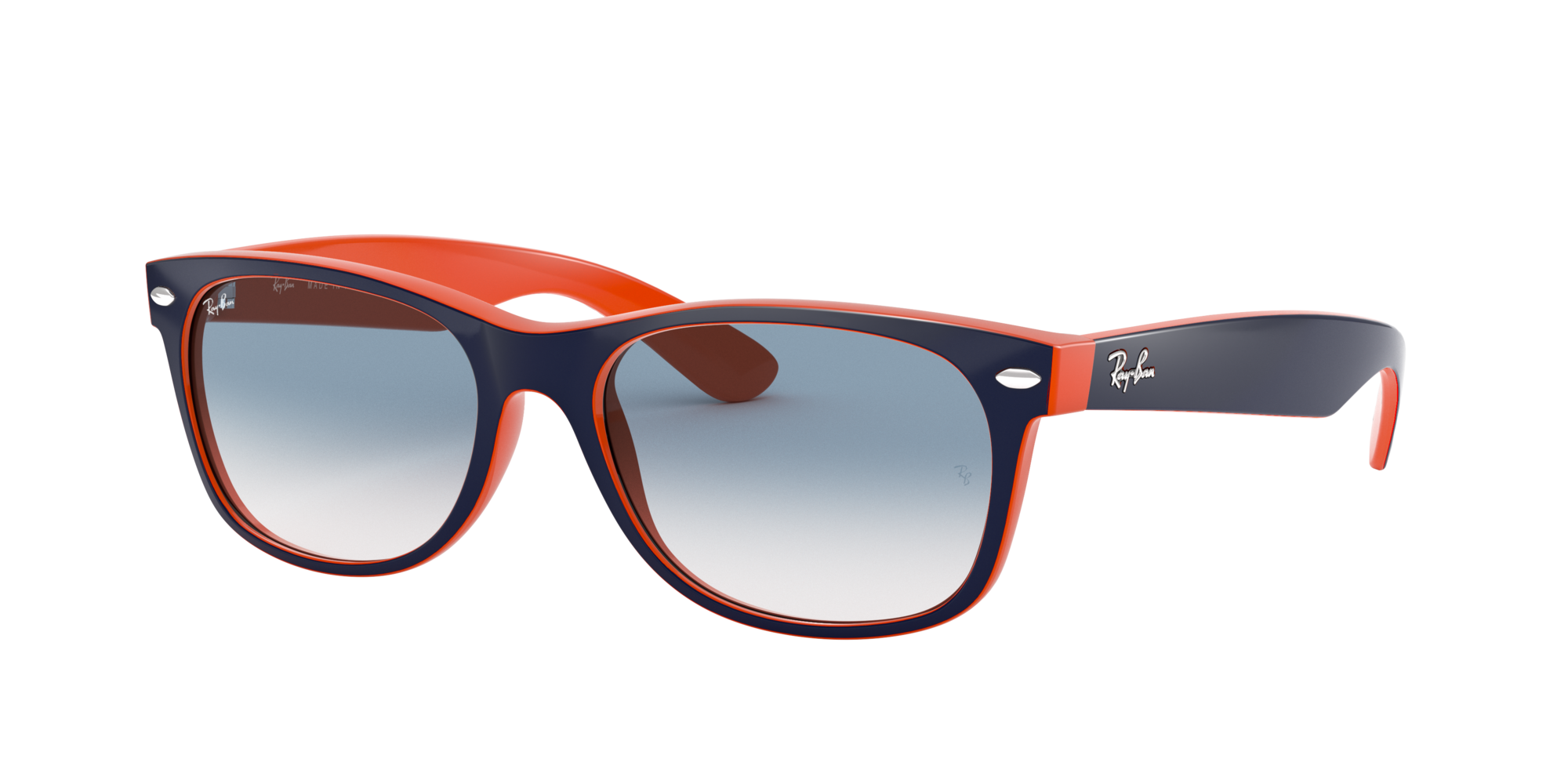 Ray-Ban RB R0502S Wayfarer Reverse 6712GM Transparent Orange | Sunglasses  Unisex