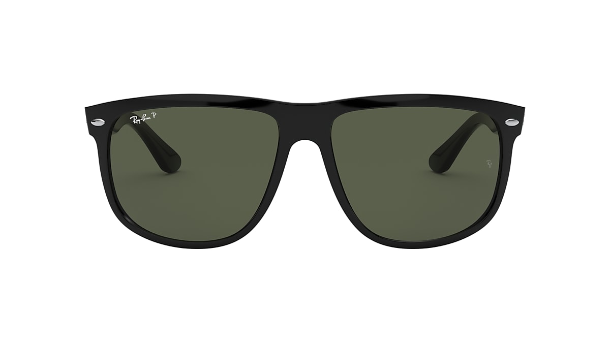 Ray-Ban RB4147 Boyfriend 60 Dark Green & Black Polarized Sunglasses |  Sunglass Hut USA