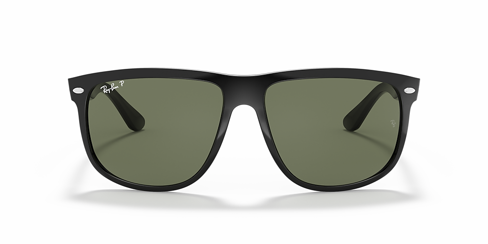 verzonden zonlicht Daarbij Ray-Ban RB4147 Boyfriend 60 Dark Green & Black Polarized Sunglasses |  Sunglass Hut USA