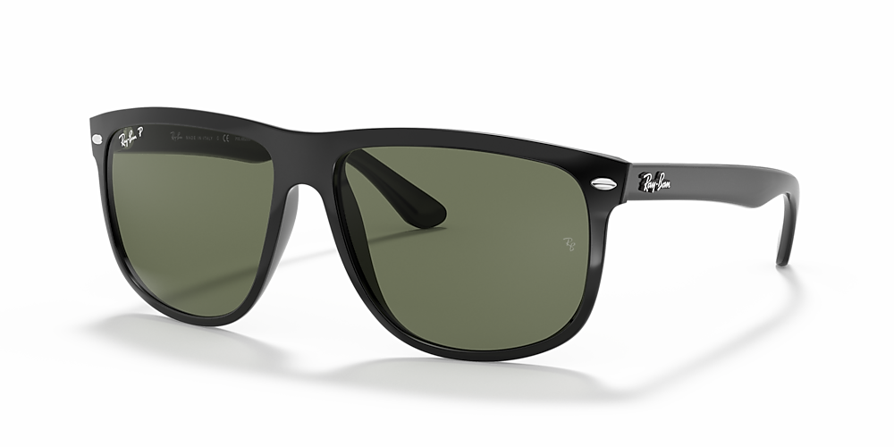 Toelating Knipoog compleet Ray-Ban RB4147 Boyfriend 60 Dark Green & Black Polarized Sunglasses |  Sunglass Hut USA