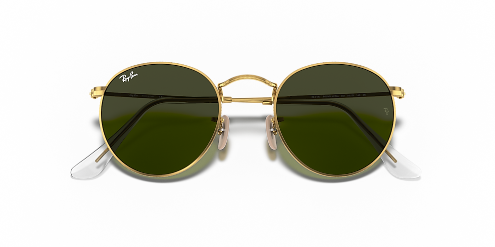 Ray Ban Rb3447 Round Metal 50 Green Classic G 15 Gold Sunglasses Sunglass Hut United Kingdom