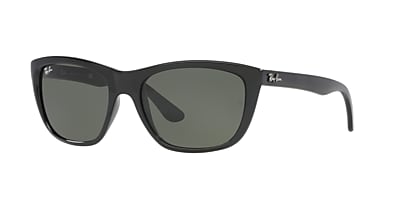 Ray-Ban RB4154 57 Green & Black Sunglasses | Sunglass Hut