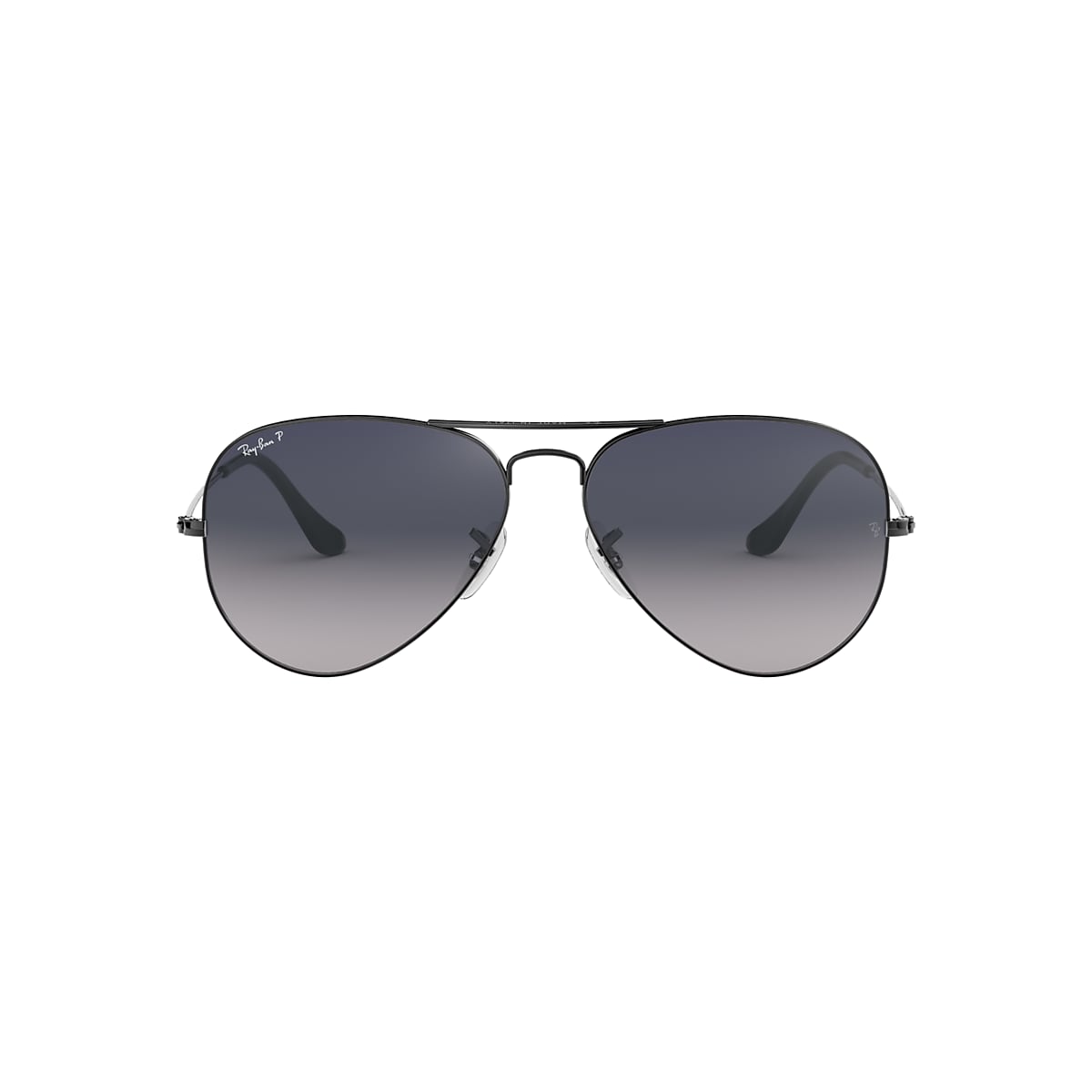 zeil toediening insect Ray-Ban RB3025 Aviator Gradient 58 Polarized Blue/Grey Gradient & Gunmetal  Polarized Sunglasses | Sunglass Hut USA