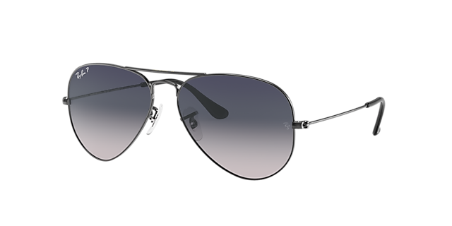 Ray-Ban RB3025 Aviator Gradient 58 Blue/Grey & Gunmetal 