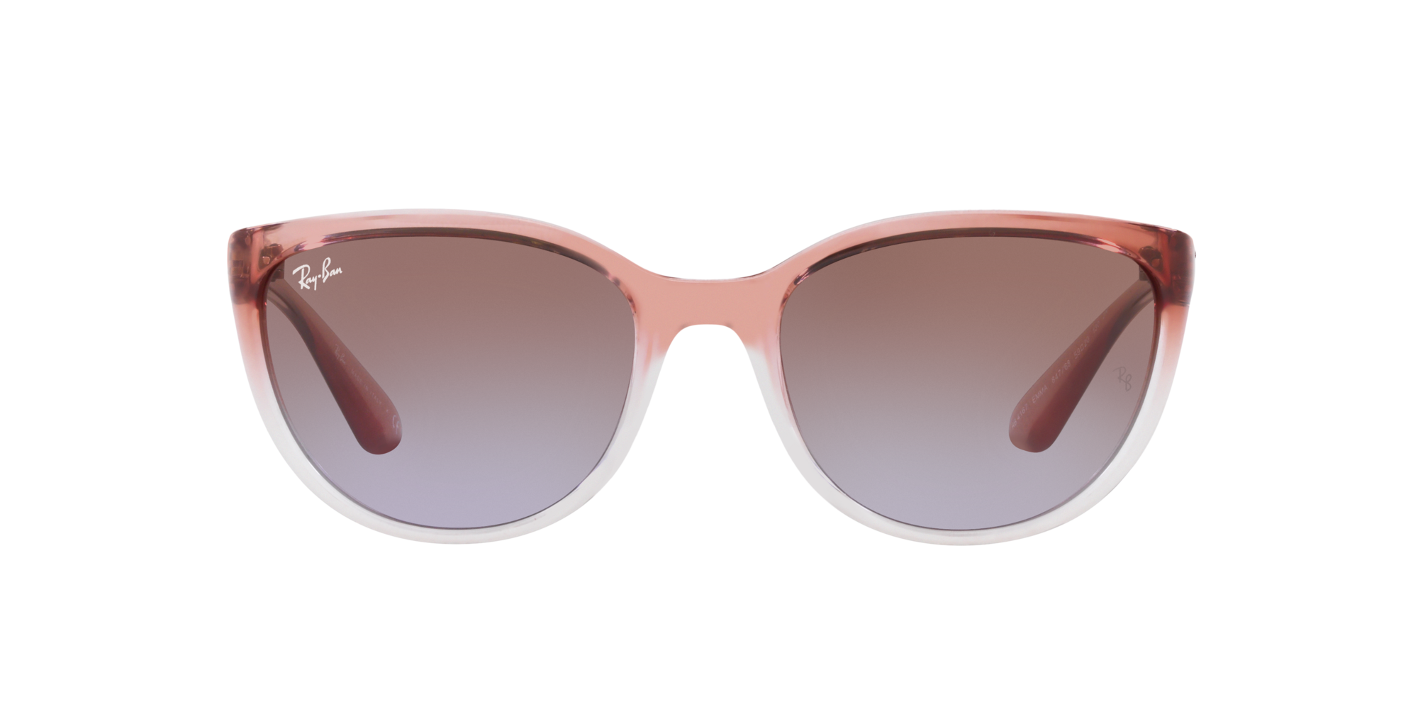 Ray Ban Ray In Braun,violett Verlaufstönung
