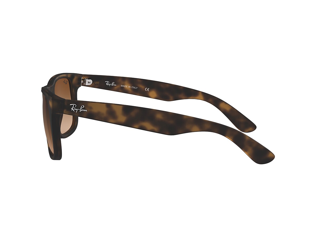 Ray ban justin store matte tortoise shell