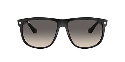 Ray-Ban RB4147 Boyfriend 56 Grey & Black Sunglasses | Sunglass Hut USA