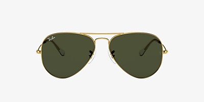 Ray Ban Rb3025 Aviator Classic 58 Green Classic G 15 Gold Sunglasses Sunglass Hut United Kingdom