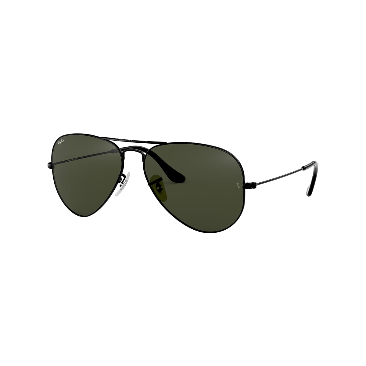 Ray-Ban RB3025 Aviator Classic 58 Green Classic G-15 & Black Sunglasses |  Sunglass Hut USA