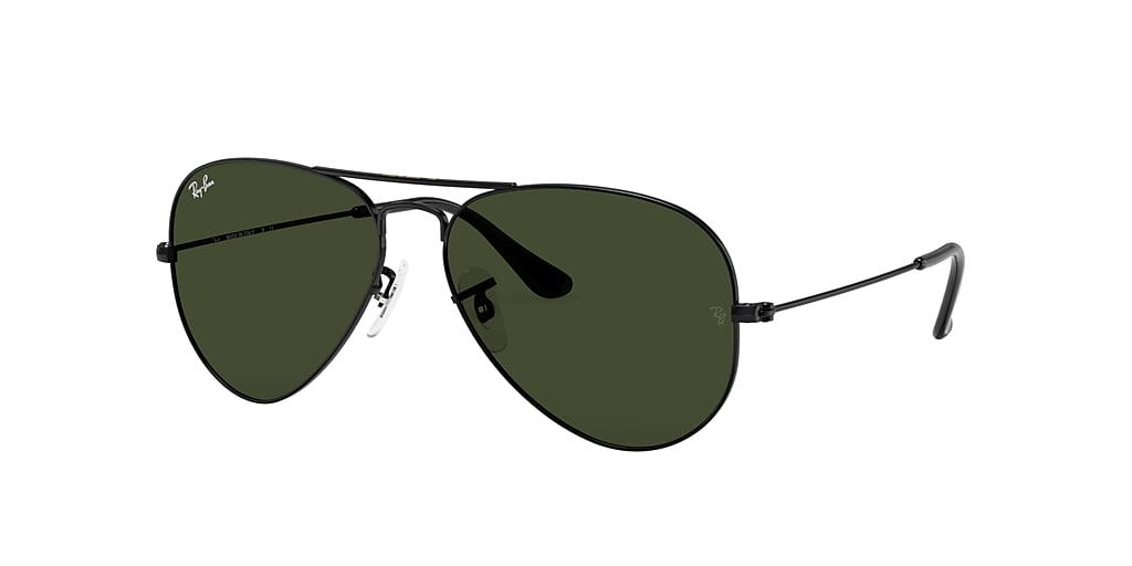 Ray Ban Rb3025 Aviator Classic 58 Green Black Sunglasses Sunglass Hut Usa