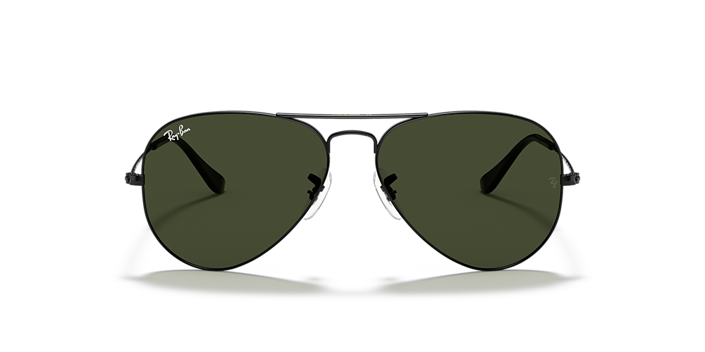 Ray-Ban RB3025 Aviator Classic 58 Green Classic G-15 & Black Sunglasses |  Sunglass Hut Australia