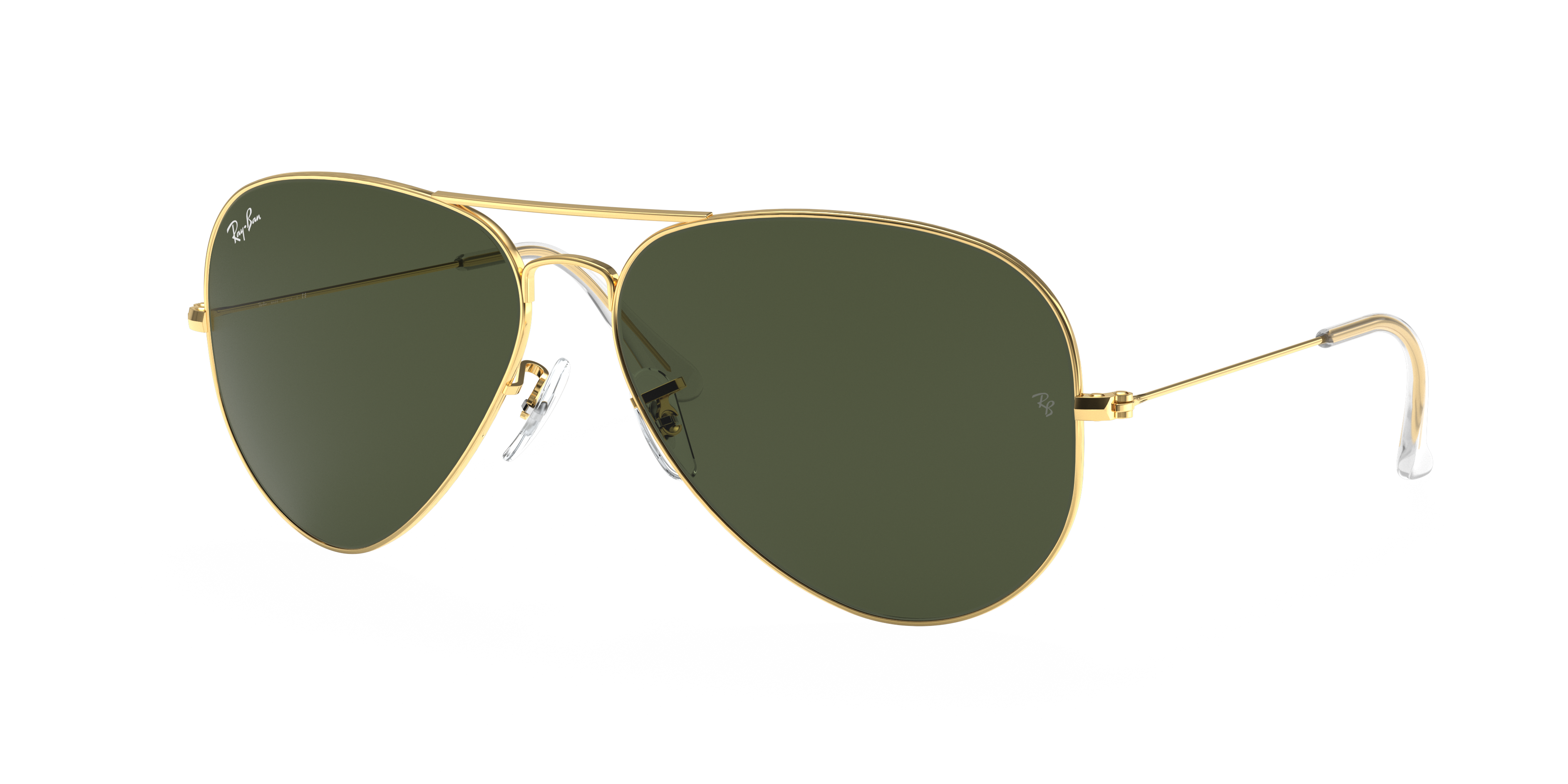 largest ray ban aviator size