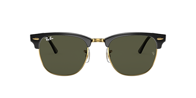 Ray-Ban RB3447 Round Metal 50 Green & Gold Sunglasses | Sunglass 