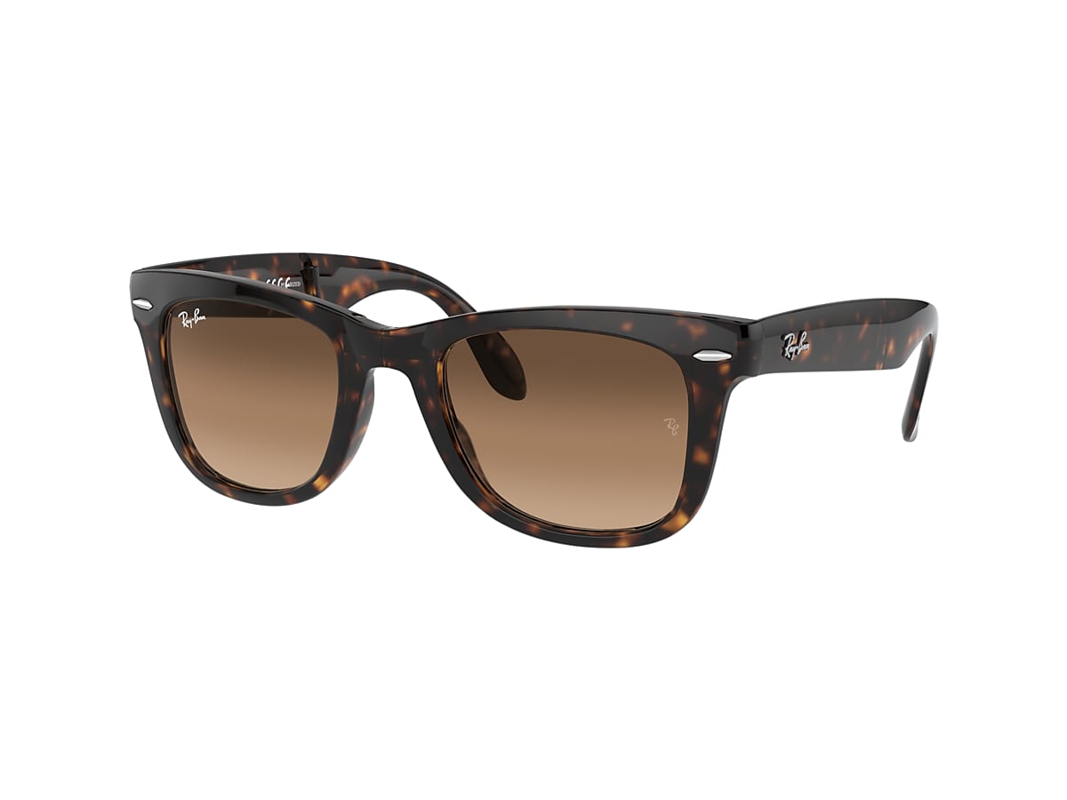 Ray-Ban RB4105 Wayfarer Folding Classic 54 Light Brown Gradient 