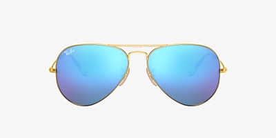 Ray Ban Rb3025 Aviator Flash Lenses 58 Blue Flash Gold Sunglasses Sunglass Hut Usa