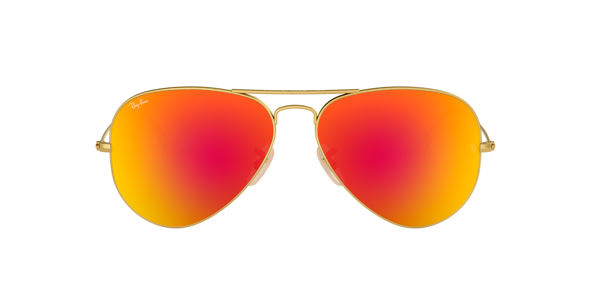 orange lens ray bans