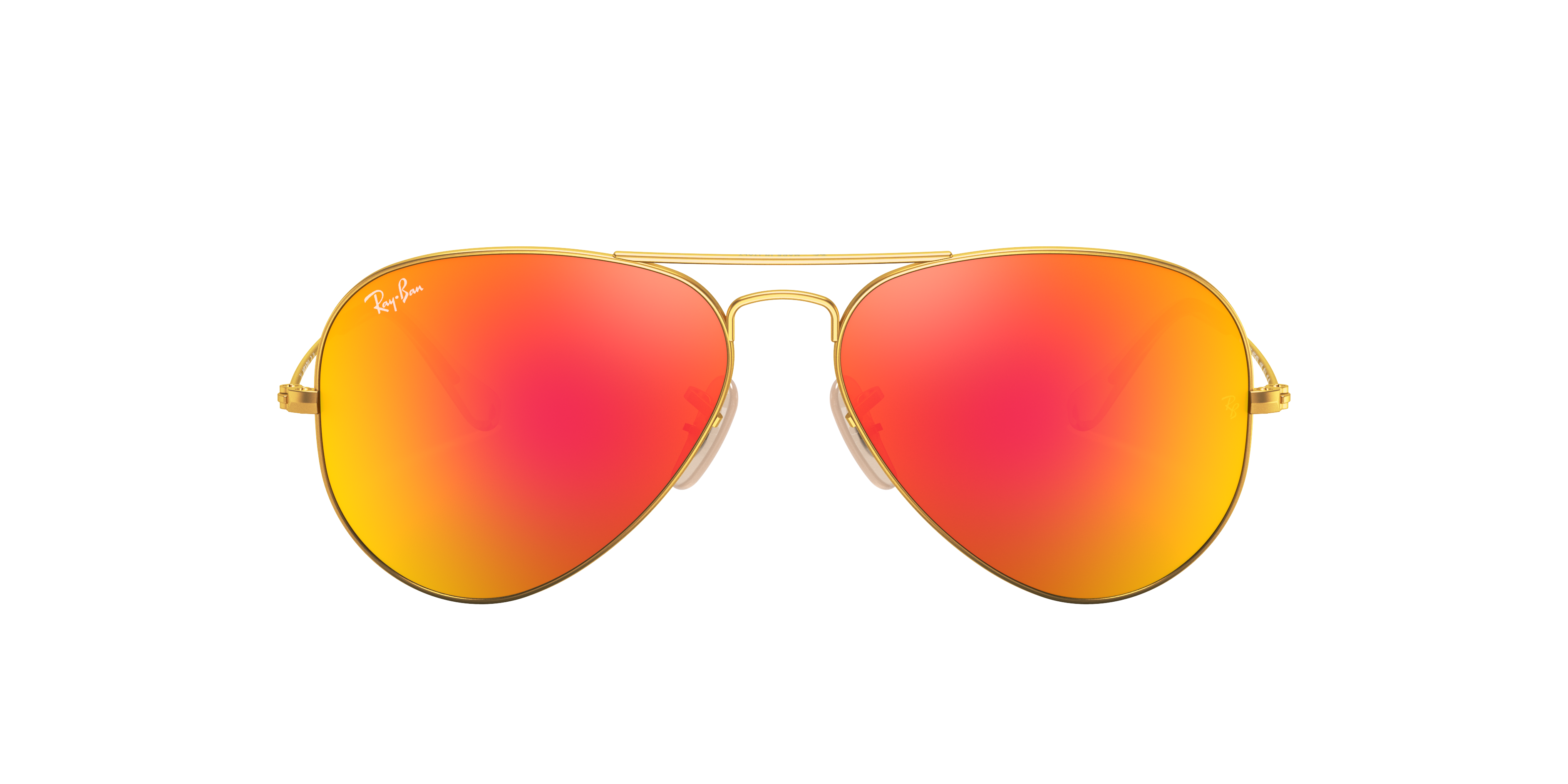 orange tinted ray bans