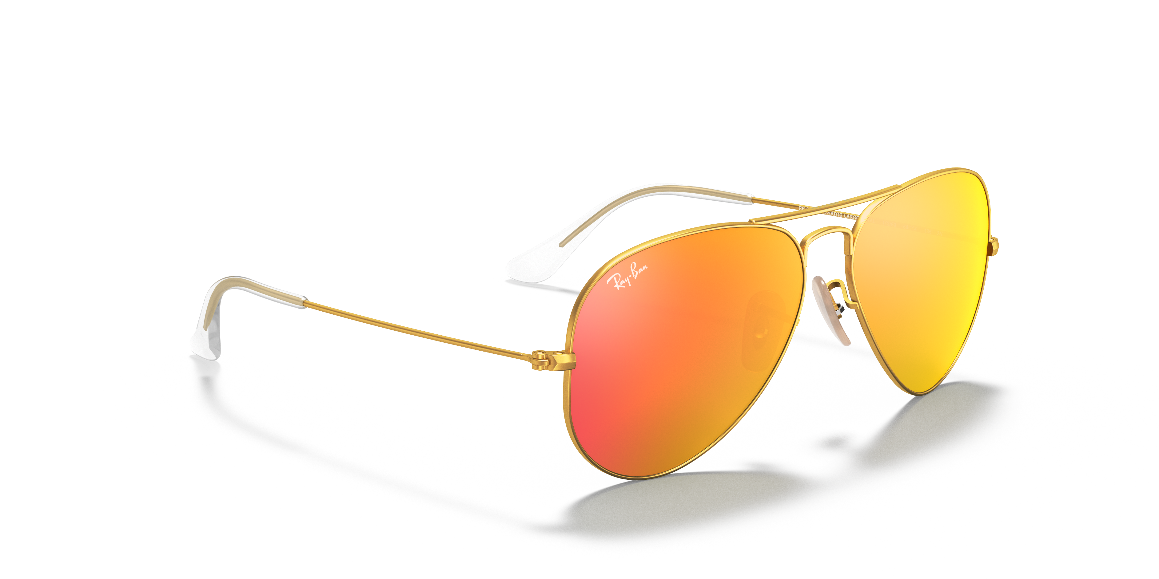 ray ban orange lens