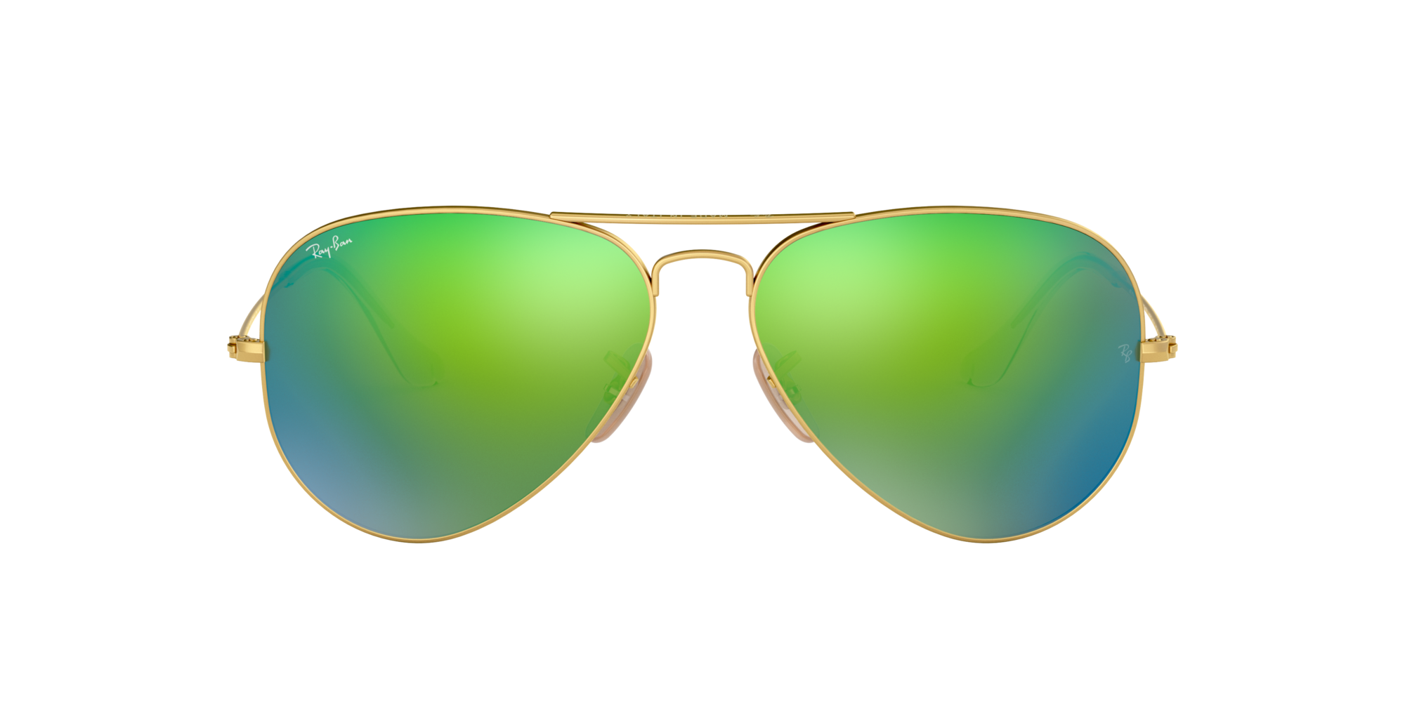 ray ban aviator green polarized