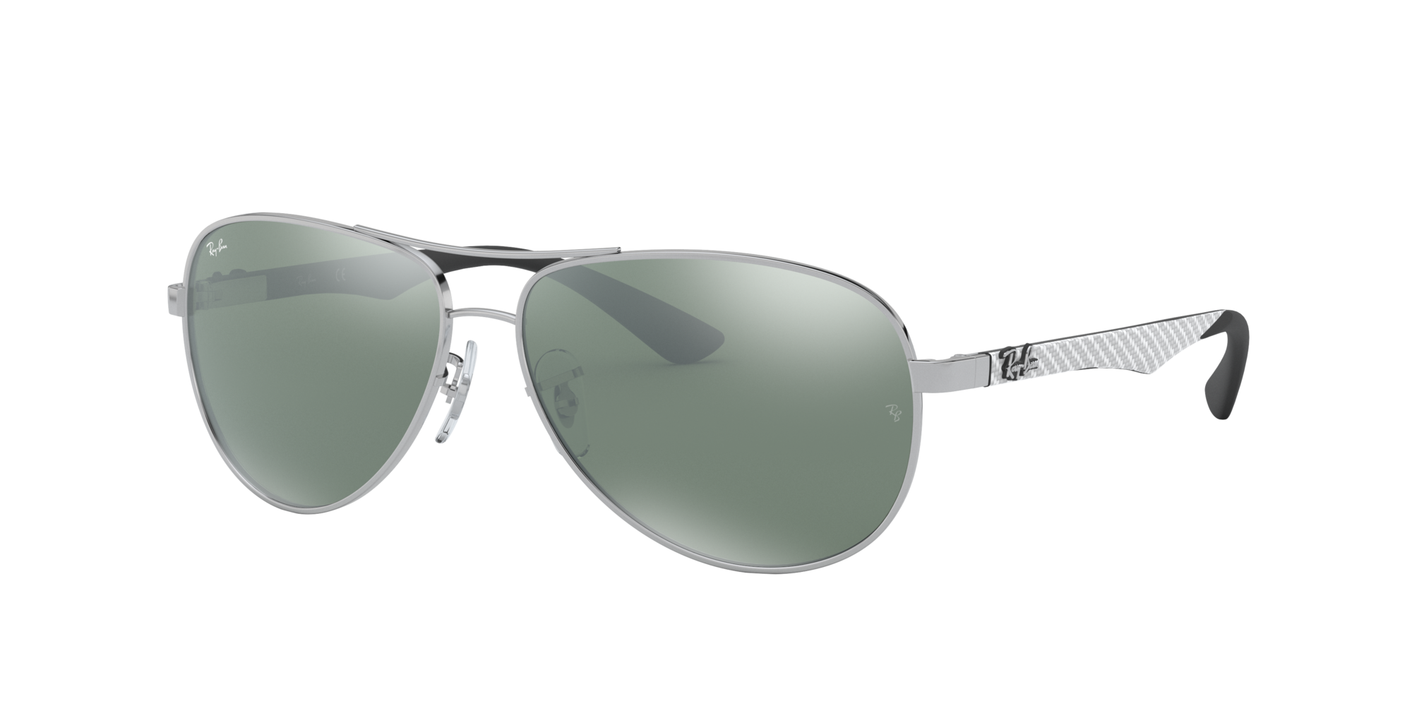 Ray-Ban RB8313 58 Silver Mirror 